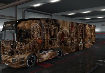 Мод Slavs Skin Pack for Scania 2016 версия 1.1 для Euro Truck Simulator 2 (v1.35.x, 1.36.x)
