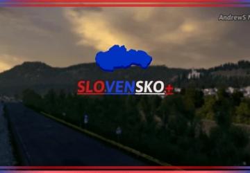 Slovensko+ версия 4.6 для Euro Truck Simulator 2 (v1.60.x)
