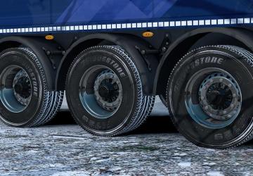 Мод Snowy Wheel for Trucks and Trailers версия 1.0 для Euro Truck Simulator 2 (v1.25.x, - 1.39.x)