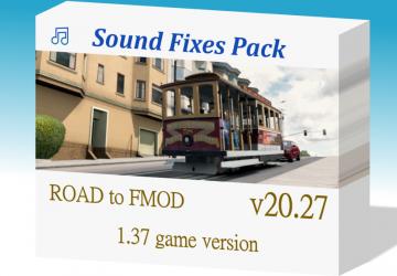 Мод Sound Fixes Pack версия 20.27 для Euro Truck Simulator 2 (v1.37.x)