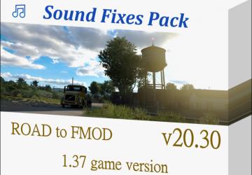 Мод Sound Fixes Pack версия 20.30 для Euro Truck Simulator 2 (v1.37.x)