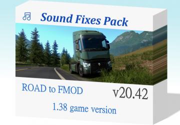 Мод Sound Fixes Pack версия 20.42 для Euro Truck Simulator 2 (v1.38.x)