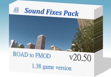 Мод Sound Fixes Pack версия 20.50 для Euro Truck Simulator 2 (v1.38.x)