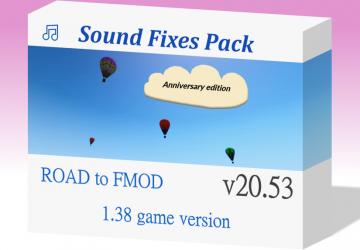 Мод Sound Fixes Pack версия 20.53 для Euro Truck Simulator 2 (v1.38.x)