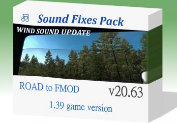 Мод Sound Fixes Pack версия 20.63 для Euro Truck Simulator 2 (v1.39.x)