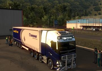Мод Special Transport! Goodyear!(Truck Racing Accessories) v1.0.31 для Euro Truck Simulator 2 (v1.31.x)
