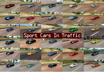 Мод Sport Cars Traffic Pack версия 2.4 для Euro Truck Simulator 2 (v1.30.x, - 1.33.x)