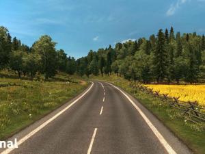 Мод Summer Environment версия 2.5 для Euro Truck Simulator 2 (v1.27.х, 1.28.x)