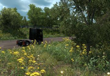 Мод Summer Environment версия 3.2 для Euro Truck Simulator 2 (v1.35.x)