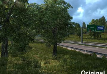 Мод Summer Environment версия 3.2 для Euro Truck Simulator 2 (v1.35.x)