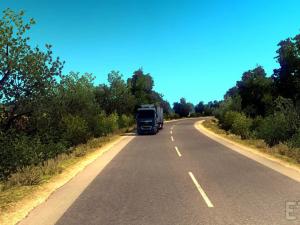 Мод Summer Environment версия 2.3 для Euro Truck Simulator 2 (v1.26)