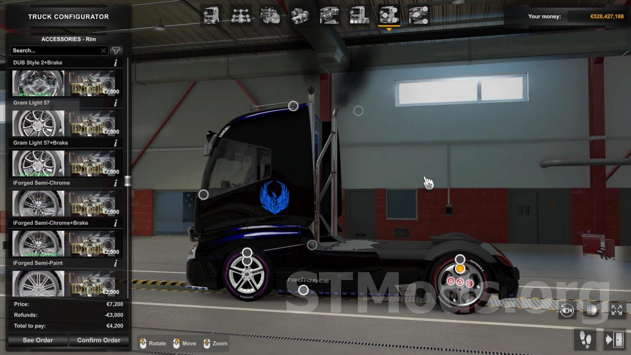 Скачать мод Super Sport Wheels Pack версия 3.0 для Euro Truck Simulator 2  (v1.43.x, - 1.45.x)