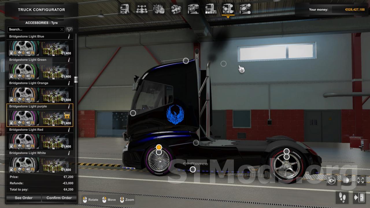 Скачать мод Super Sport Wheels Pack версия 3.0 для Euro Truck Simulator 2  (v1.43.x, - 1.45.x)