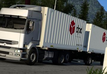 Мод Swap Body Addon For Renault Premium DCI версия 1.0 для Euro Truck Simulator 2 (v1.43.x)