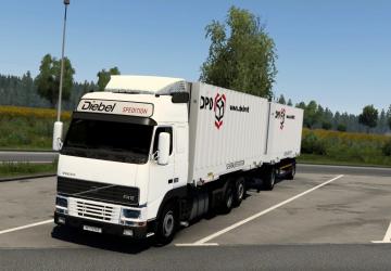 Мод Swap Body Addon For Volvo FH MK1 версия 1.0 для Euro Truck Simulator 2 (v1.44.x, 1.45.x)