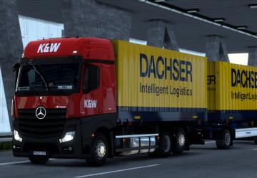 Мод Swap Body Carrier Chassis версия 1.0 для Euro Truck Simulator 2 (v1.40.x)