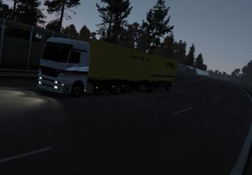 Мод Swap Body Carrier Chassis for Mercedes MP1/MP2 v1.2 для Euro Truck Simulator 2 (v1.45.x)