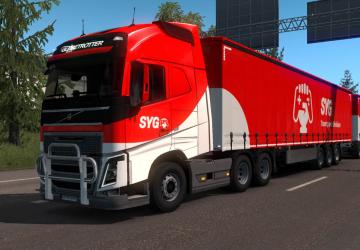 Мод SYG Paintjob Pack версия 1.0 для Euro Truck Simulator 2 (v1.35.x)