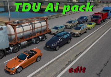 Мод TDU Traffic Pack + Sounds версия 1.1 для Euro Truck Simulator 2 (v1.31.x, - 1.33.x)