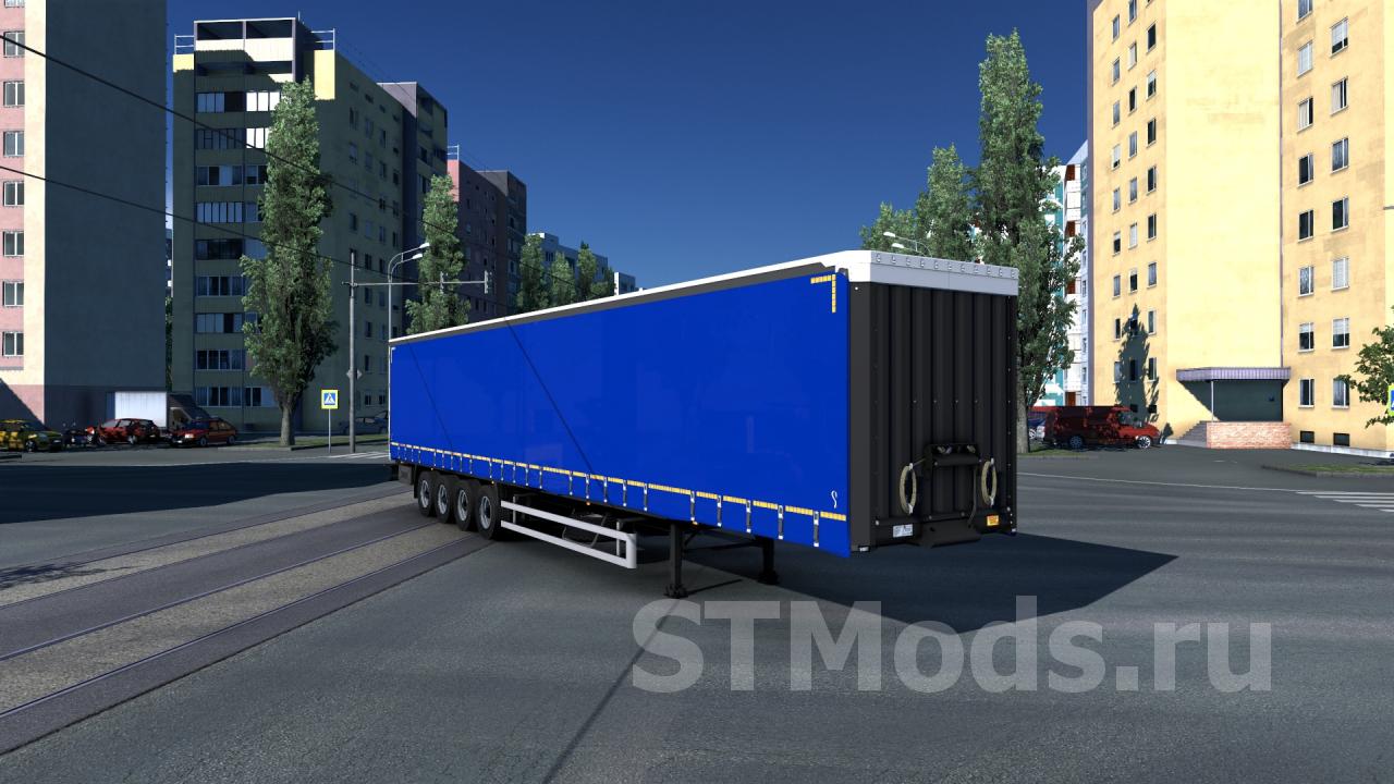 Скачать Мод Тентованный Полуприцеп Тонар T4-16V/VK Версия 1.0 Для.