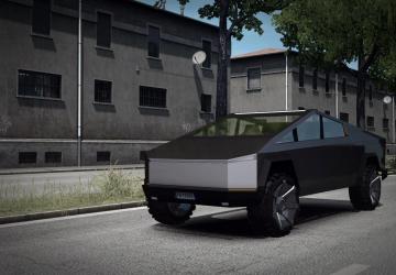 Мод Tesla CyberTruck версия 1.0 для Euro Truck Simulator 2 (v1.35.x, 1.36.x)