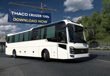 Мод Thaco Cruizer 120s версия 1.0 для Euro Truck Simulator 2 (v1.58.x)