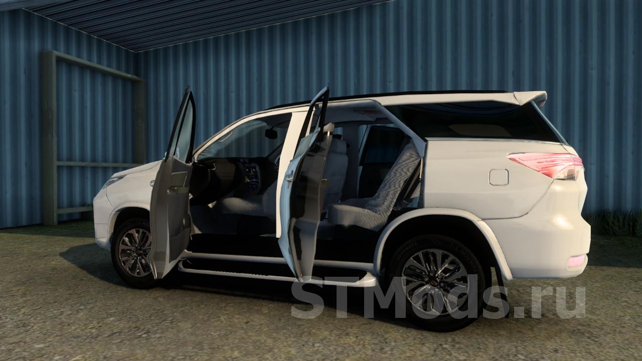 Скачать мод Toyota Fortuner версия 1.5 для Euro Truck Simulator 2 (v1.46.x)