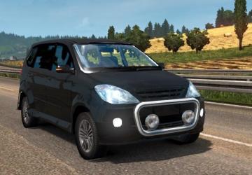 Мод Toyota Old Avanza версия 1.1 для Euro Truck Simulator 2 (v1.32.x, - 1.34.x)