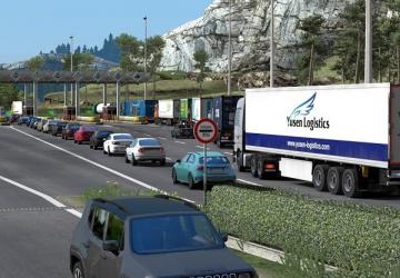 Мод Плотность трафика и ограничения скорости версия 7.0 для Euro Truck Simulator 2 (v1.35.x)