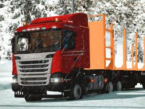 Мод Trailer Лесовоз версия 1.0 для Euro Truck Simulator 2 (v1.28.x, 1.30.x)