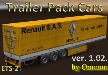 Мод Trailer Pack Cars версия 1.02 для Euro Truck Simulator 2 (v1.28.x, 1.30.x)