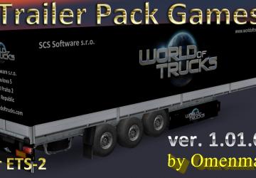 Мод Trailer Pack Games версия 1.01.01 для Euro Truck Simulator 2 (v1.31.x)