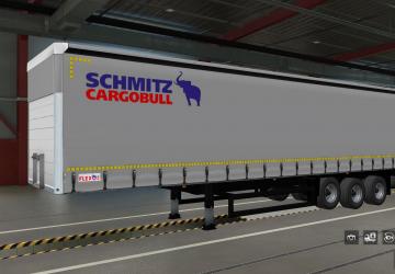 Мод Trailer Schmitz Pack версия 1.5 для Euro Truck Simulator 2 (v1.39.x)