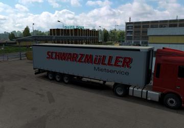 Мод Trailer Schwarzmuller Pack версия 1.0 для Euro Truck Simulator 2 (v1.39.x)
