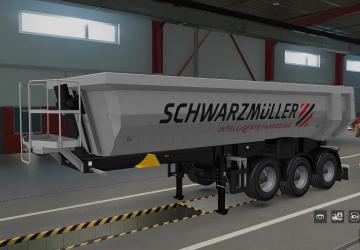 Мод Trailer Schwarzmuller Pack версия 1.6 для Euro Truck Simulator 2 (v1.46)