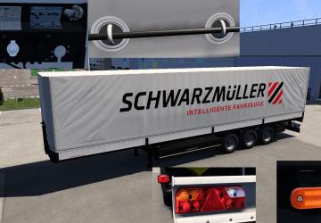 Мод Trailer Schwarzmuller Pack версия 1.8 для Euro Truck Simulator 2 (v1.48 и 1.49)