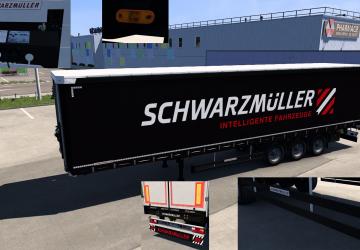 Мод Trailer Schwarzmuller Pack версия 1.8 для Euro Truck Simulator 2 (v1.48 и 1.49)