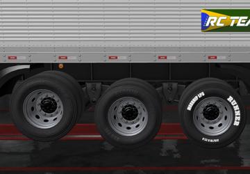 Мод Trailer Wheels версия 1.0 для Euro Truck Simulator 2 (v1.36.x)