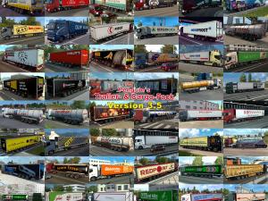 Мод Trailers and Cargo Pack версия 3.5 для Euro Truck Simulator 2 (v1.28.x)