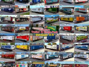 Мод Trailers and Cargo Pack версия 3.5 для Euro Truck Simulator 2 (v1.28.x)