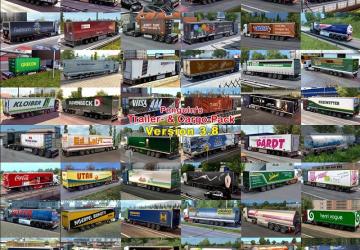 Мод Trailers and Cargo Pack версия 3.8 для Euro Truck Simulator 2 (v1.28.x, 1.30.x)