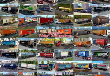 Мод Trailers and Cargo Pack версия 4.1 для Euro Truck Simulator 2 (v1.31.x)