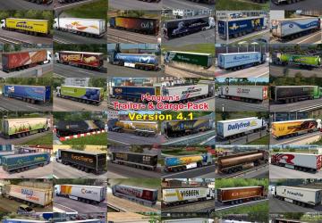 Мод Trailers and Cargo Pack версия 4.1 для Euro Truck Simulator 2 (v1.31.x)
