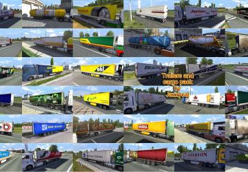 Мод Trailers and Cargo Pack версия 7.4.2 для Euro Truck Simulator 2 (v1.32.x, 1.33.x)