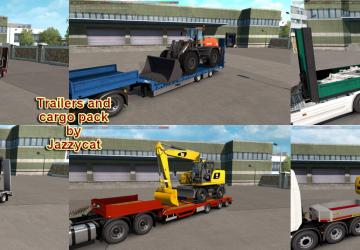 Мод Trailers and Cargo Pack версия 8.1 для Euro Truck Simulator 2 (v1.35.x)