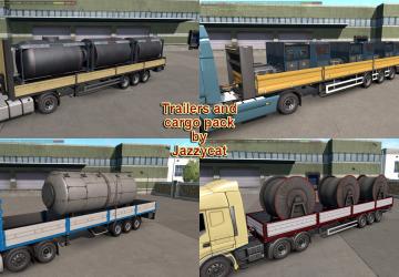 Мод Trailers and Cargo Pack версия 8.6 для Euro Truck Simulator 2 (v1.37.x)