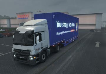 Мод Трейлер Double Deck B&Q в собственность версия 1.1 для Euro Truck Simulator 2 (v1.35.x)