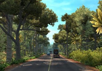 Мод Tropical Environment версия 3.9 для Euro Truck Simulator 2 (v1.31.x)