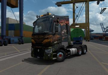 Мод Тюнингованные грузовики компаний с скинами v07.10.19 для Euro Truck Simulator 2 (v1.35.x)