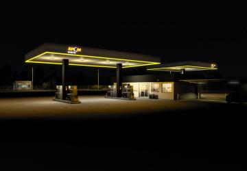 Мод Ukraine Gas Station версия 1.2 для Euro Truck Simulator 2 (v1.43.x)